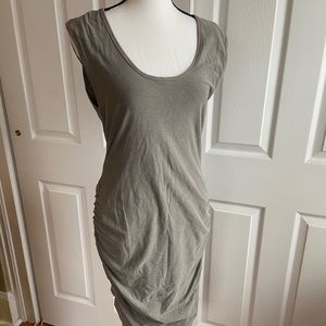 James Perse gray stretchy dress
